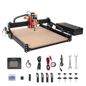 CNC Router Machine 15.7 in. 300-Watt 3 Axis GRBL Control Engraving Carving Milling Machine Kit For Wood Acrylic MDF PVC