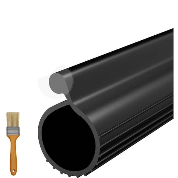 16.8 ft. Flexible TPE Garage Door Seal P Bulb Weatherproof Easy Installation Extreme Temperature Protection