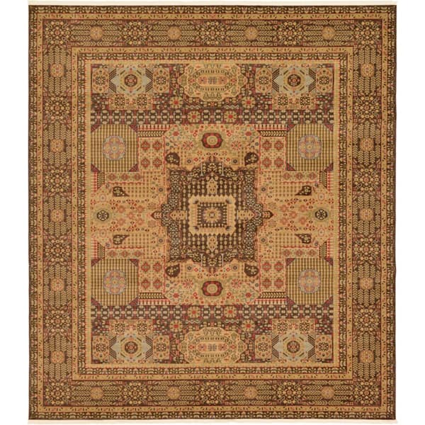 Palace Jackson Brown 10' 0 x 11' 4 Square Rug