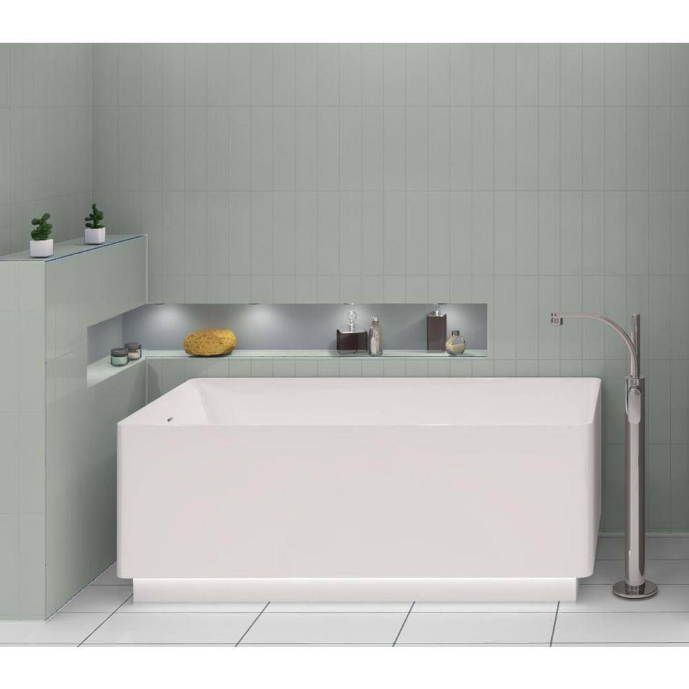 Galor-Nayim 3" x 12" Glossy White Ceramic Subway Tile