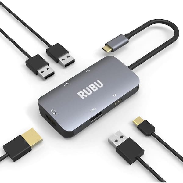 5 in 1 USB C Hub with 4K HDMI