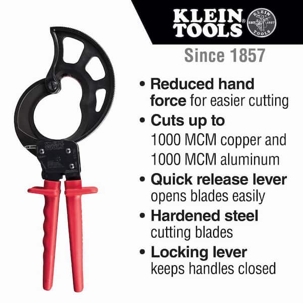 High Leverage Klein Side Cutting Pliers - Certified Slings