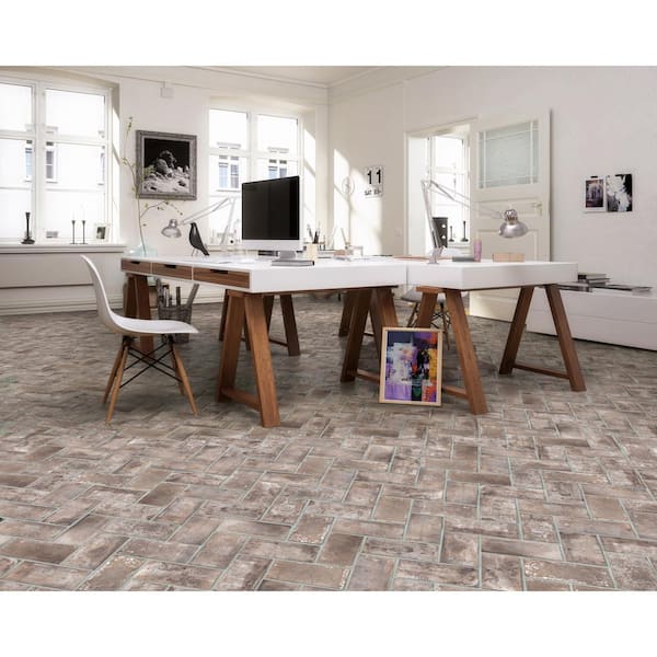 MSI Take Home Tile Sample - Capella Taupe Brick 4 in. x 4 in. Matte  Porcelain Floor and Wall Tile NCAPTAUBRI-SAM - The Home Depot