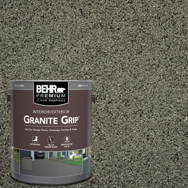 BEHR PREMIUM 1 Gal. #GG-01 Slate Ivory Decorative Flat Interior/Exterior Concrete Floor Coating