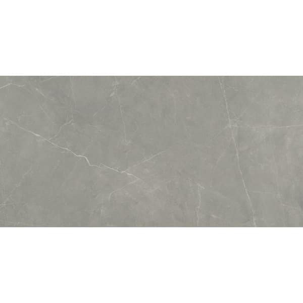 EMSER TILE Sterlina Dove 23.62 in. x 47.24 in. Matte Marble Look Porcelain Floor and Wall Tile (15.5 sq. ft./Case)