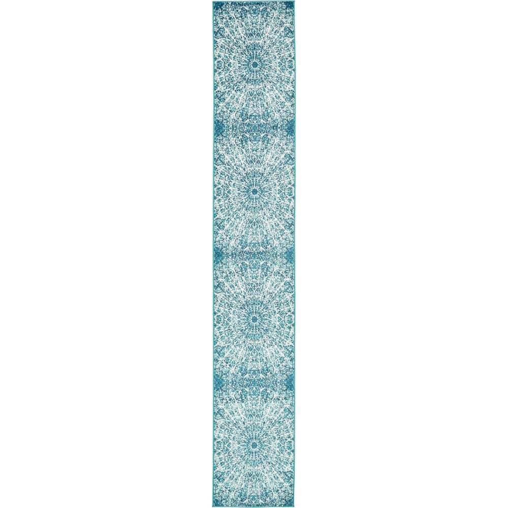 Sofia Grace Turquoise 2' 0 x 13' 0 Runner Rug price history on PriceWatchPro