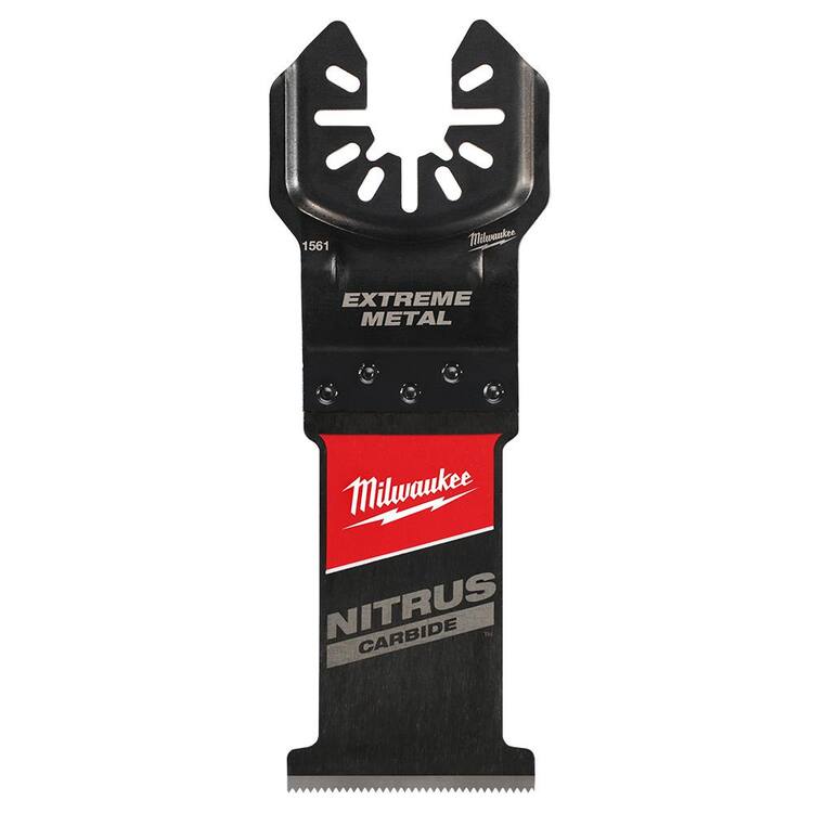 Milwaukee 1-3/8 in. Nitrus Carbide Universal Fit Extreme Metal Cutting Oscillating Multi-Tool Blade (3-Pack)