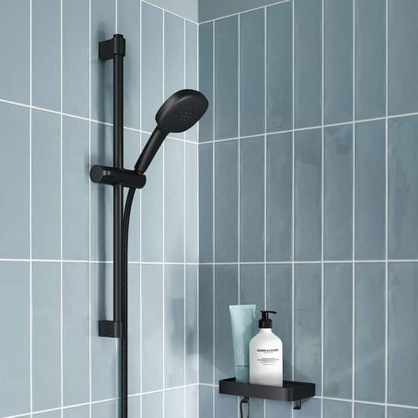 Tempesta 24 in. Adjustable Shower Slide Bar in Matte Black