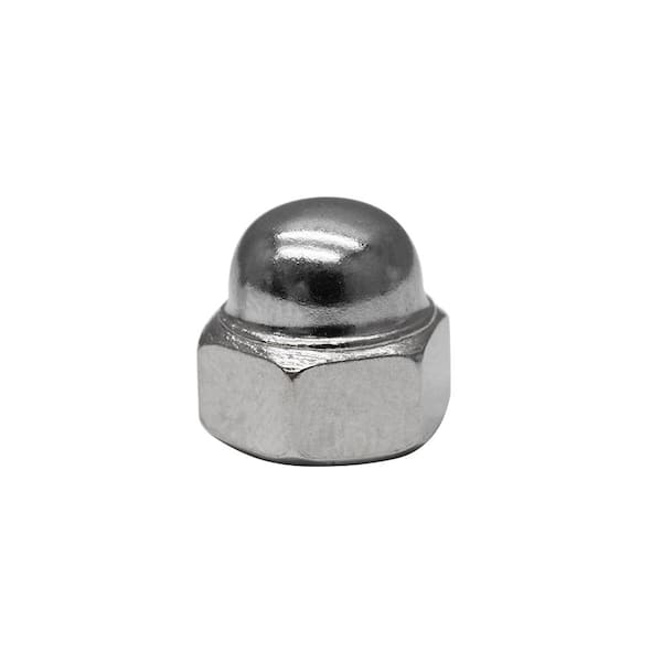 3/8 in.-16 Nickel Plated Cap Nut (25-Pack)
