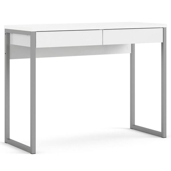 white tvilum desk