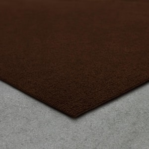 Ribbed Chocolate 6 ft. x 8 ft. Indoor/Outdoor Area Rug