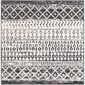 Laurine Black/White 6 ft. x 6 ft. Indoor Area Rug