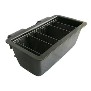 23 in. x 14 in. x 8 in. Bucket Mount Divided Tool Tray