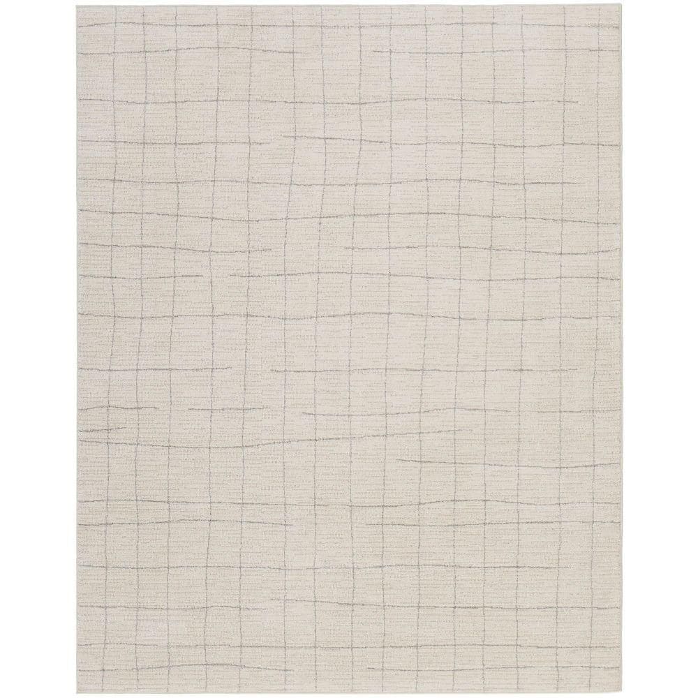Andes Ivory Grey 9 ft. x 12 ft. Abstract Contemporary Area Rug price history on PriceWatchPro