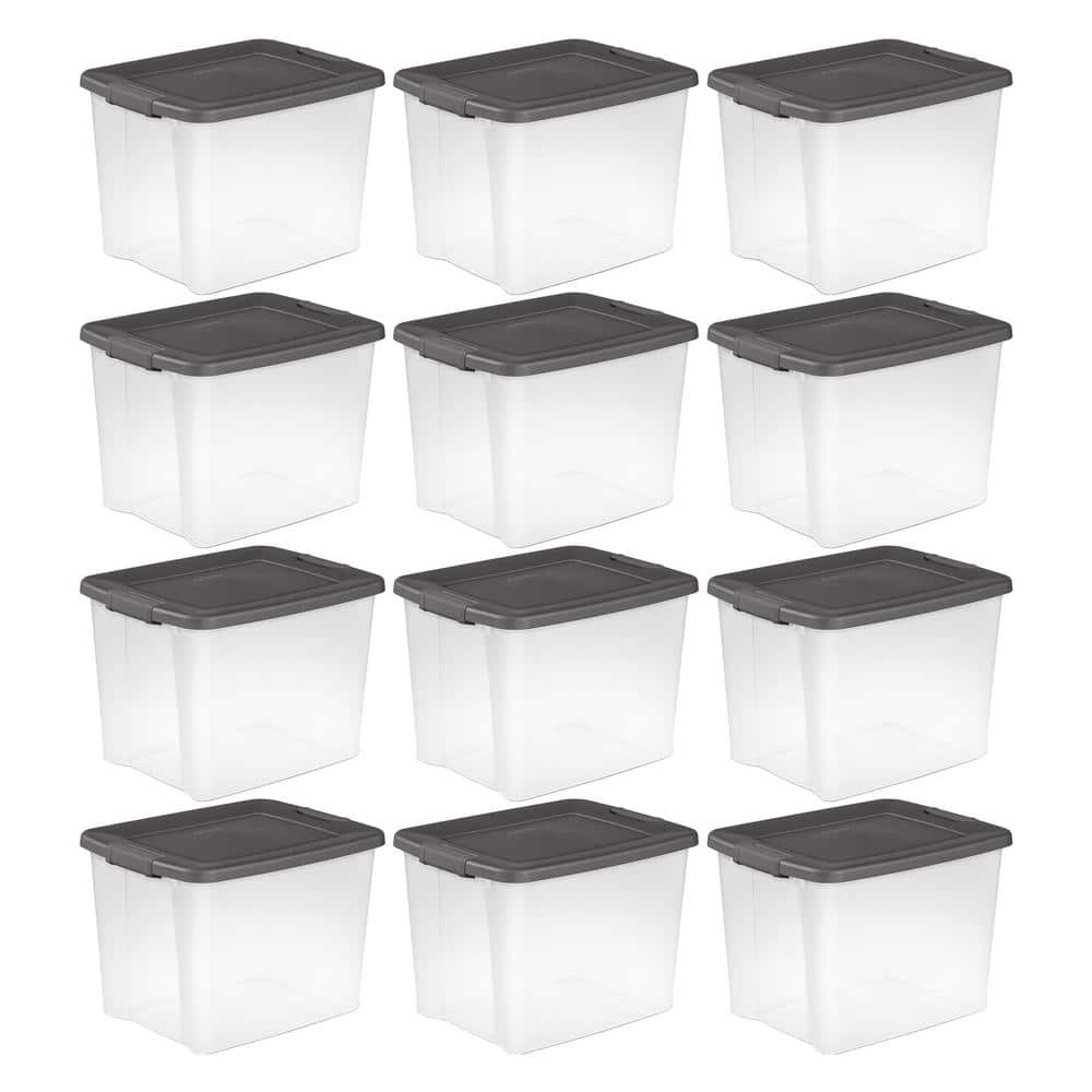 Sterilite; 50 qt Shelf Tote, Clear