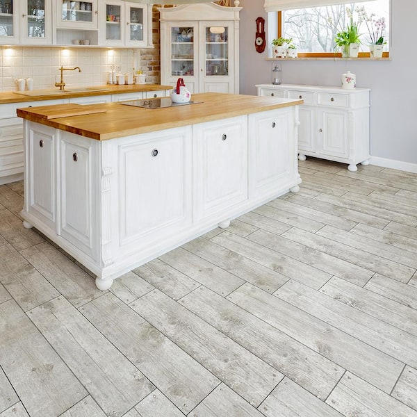 Merola Tile Cottage White 5 7 8 In X, Cottage Kitchen Floor Tiles