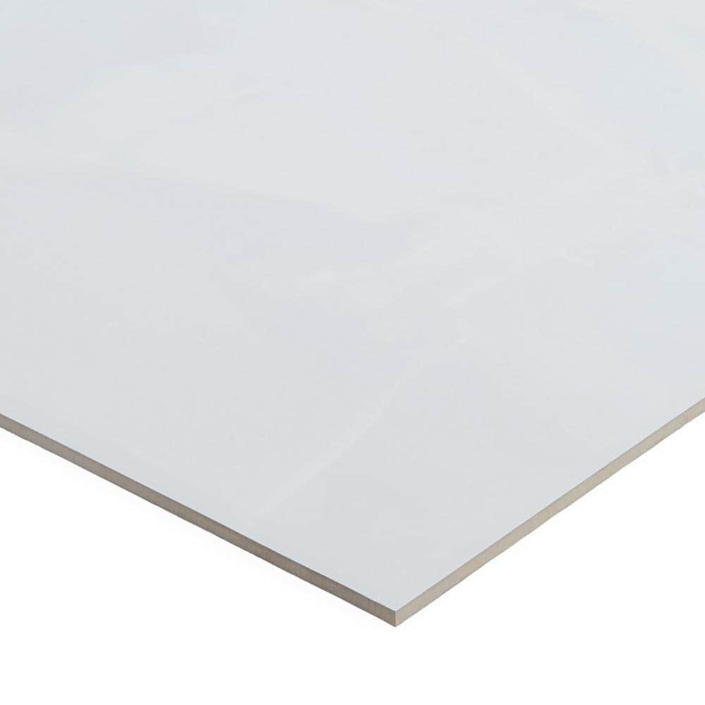 Saroshi Large Format Polished Porcelain Marble Look Tile