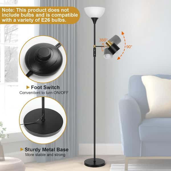 Sunllipe led best sale torchiere floor lamp