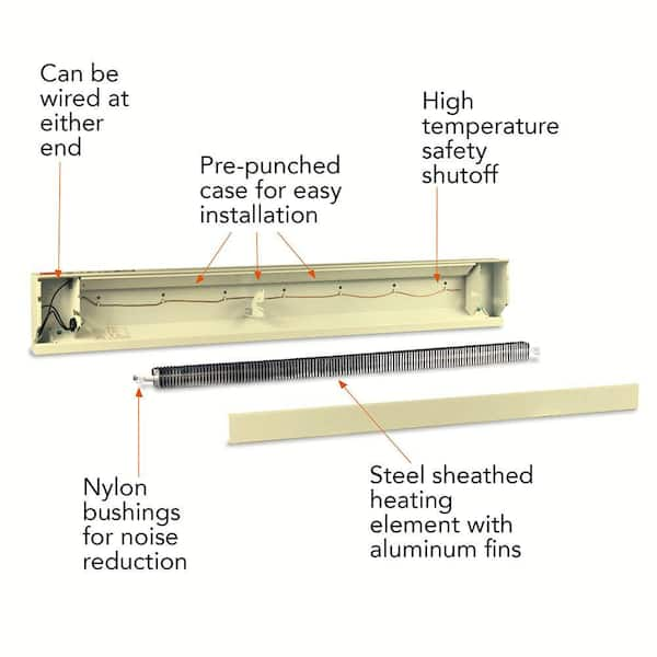 Wiring Cadet Baseboard Heaters 240v