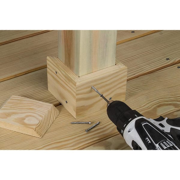 #8 x 1-5/8 in. T-20, Flat Head, Type 316 Stainless Steel Deck-Drive DWP Wood Screw (85-Pack)