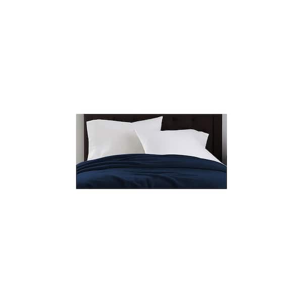 Harper Lane Velvet Plush Navy 100% Polyester Twin Blanket