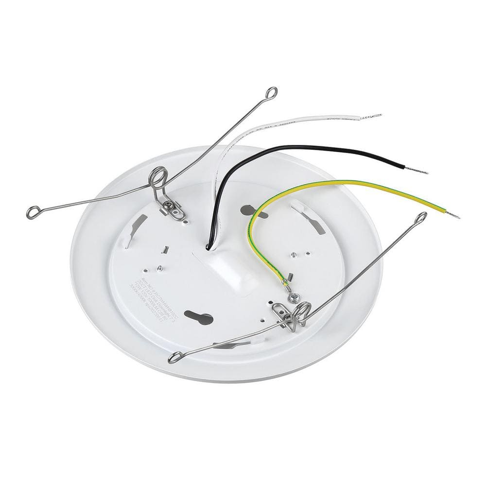 7-Inch White Aluminum LED Flush Mount Ceiling Light, 6-Pack