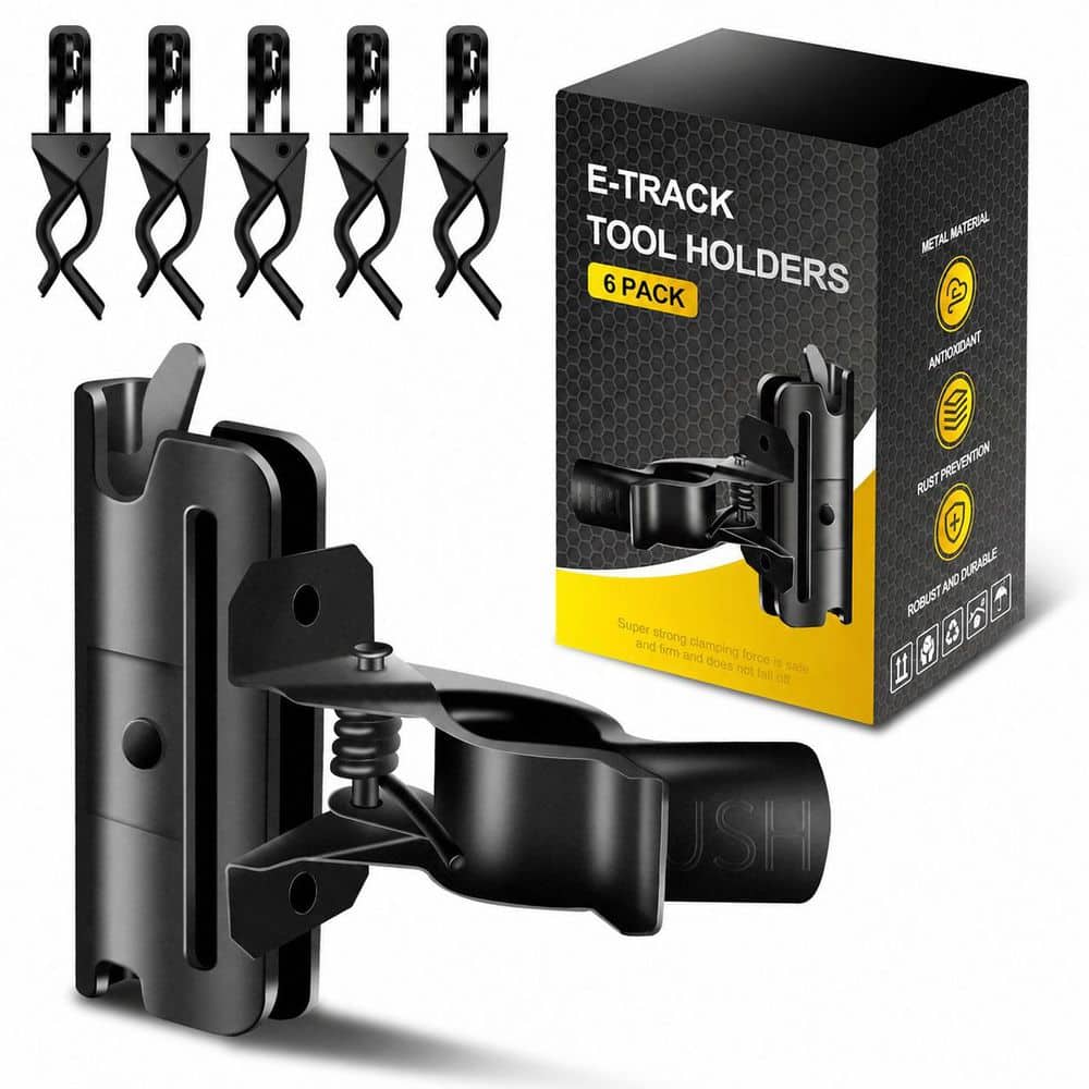 6 Pack E Track Tool Holders for Trailers Organize Rakes Shovels Brooms Secure Storage for Etrack Systems price history on PriceWatchPro