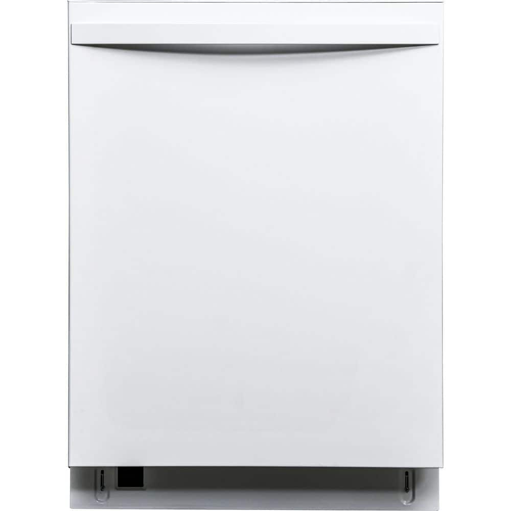 24 in. Front Control Standard Built-In Dishwasher in White with 7-Cycles and 49 DBA