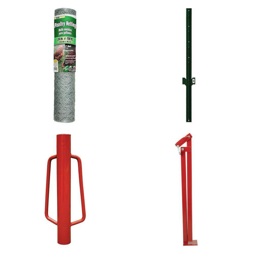 Everbilt 3 in. x 9 in. x 24 in. Metal Fence Post Driver 901147EB - The Home  Depot