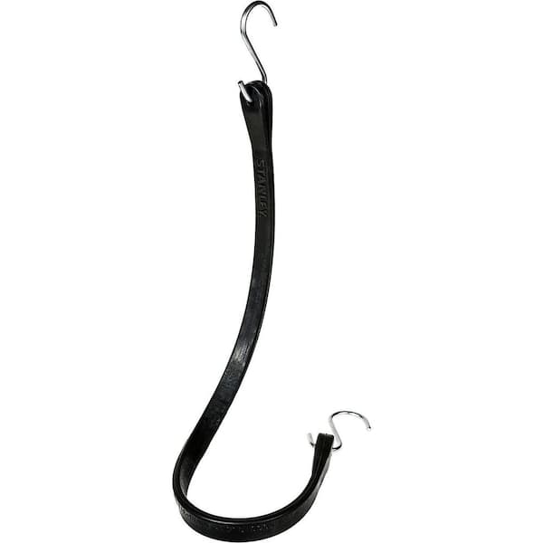 100 Pack) 15 Rubber Bungee Cords with S Hooks Heavy Duty Outdoor Tarp  Straps