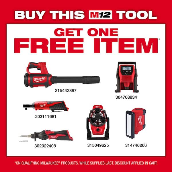M12 FUEL 12-Volt Li-Ion Brushless Cordless 6 in. Random Orbital Sander Kit (3/16 in) w M12 Batteries & M12 Cut Off Saw