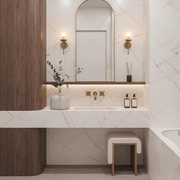 Sahara Rectangular 12 in. x 24 in. Matte Taupe Porcelain Tile (13.56 sq. ft./Case)