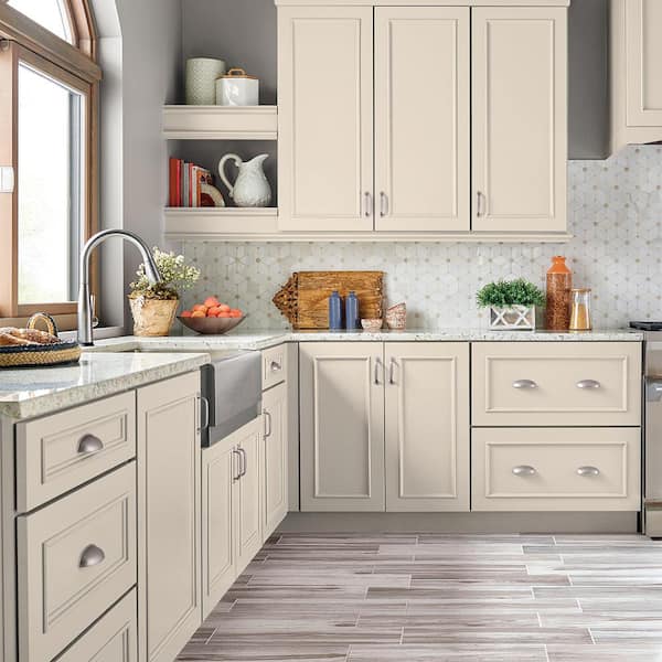 1 qt. #P230-1 White Grapefruit Satin Enamel Interior/Exterior Cabinet, Door & Trim Paint