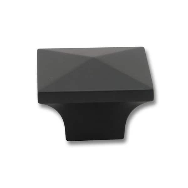 11/4 in. Matte Black Cast Metal Square Knob50.38322.08M The