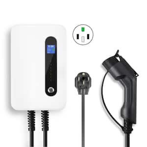 240-Volt 40 Amp Level 2 EV Charging Station with 20 ft. Extension Cord J1772 Cable and NEMA 14-50 Plug Electric Vehicle