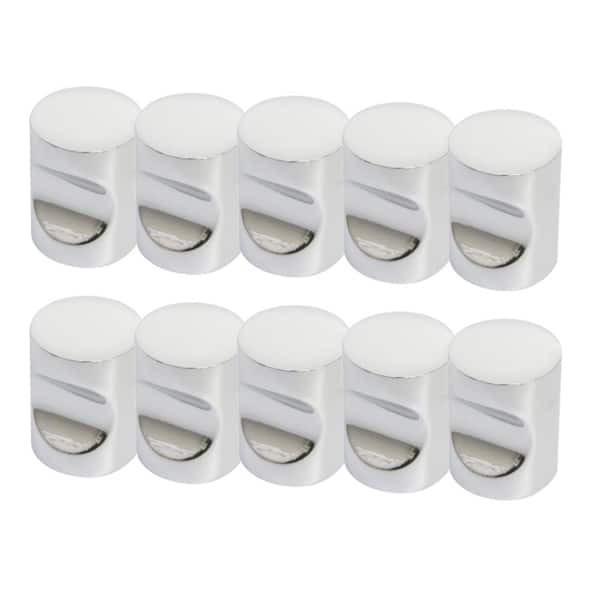 Design House 3/4 in. Barrel Brushed Nickel Cabinet Knob (10-Pack)