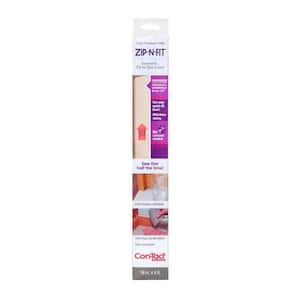 Zip-N-Fit 18 in. x 4 ft. Almond Perforated Solid Grip Non-Adhesive Drawer and Shelf Liner (6 rolls)