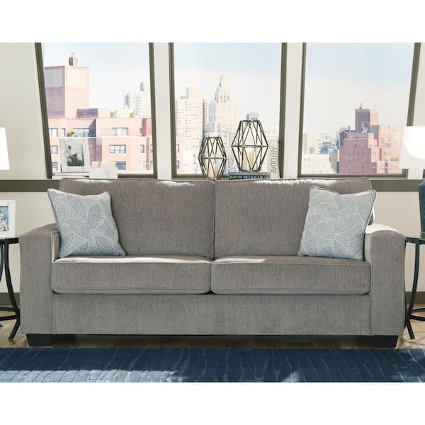 Signature DESIGN BY ASHLEY Altari 85 in. Square Arm Polyester Rectangle ...