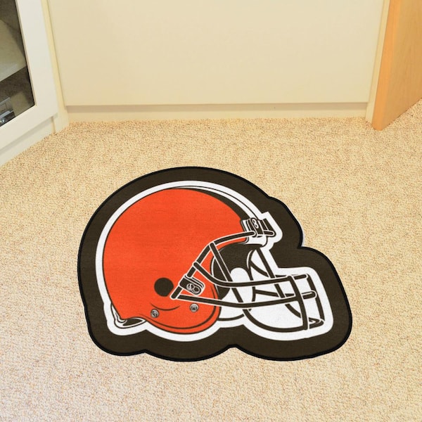 NFL - Cleveland Browns Mascot Mat 36 in. x 28.7 in. Indoor Area Rug