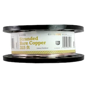 315 ft. 6-Gauge Stranded SD Bare Copper Grounding Wire