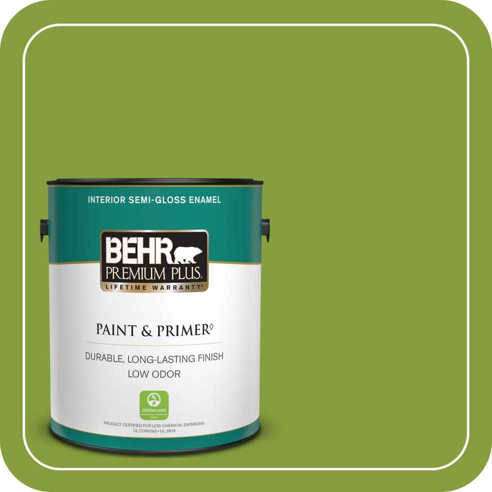 1 gal. #T14-18 New Shoot Semi-Gloss Enamel Low Odor Interior Paint & Primer price history on PriceWatchPro