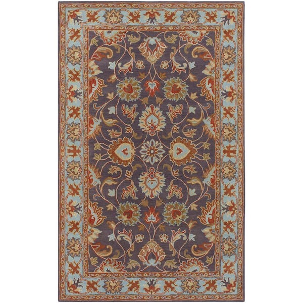 Livabliss John Charcoal Gray 4 ft. x 6 ft. Area Rug