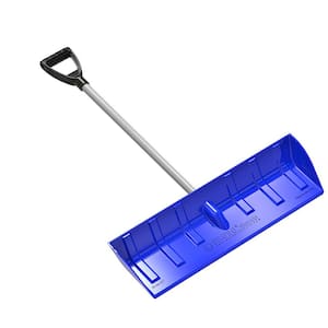 D-Handle Snow Pusher/Scoop in Blue