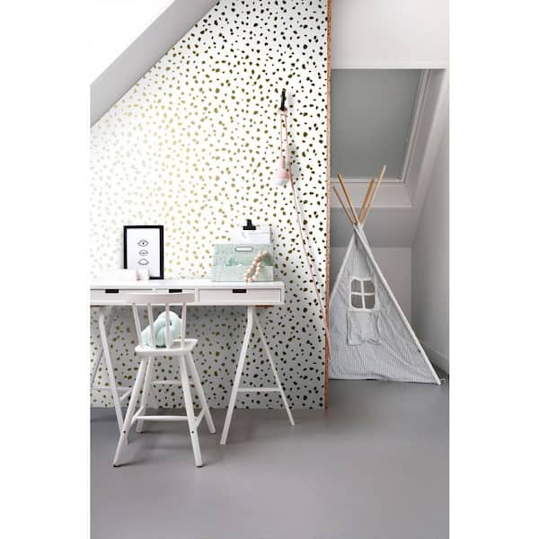 Contact Paper for Walls  Terrazzo, White, Countertops, Gold –  JamesAndColors