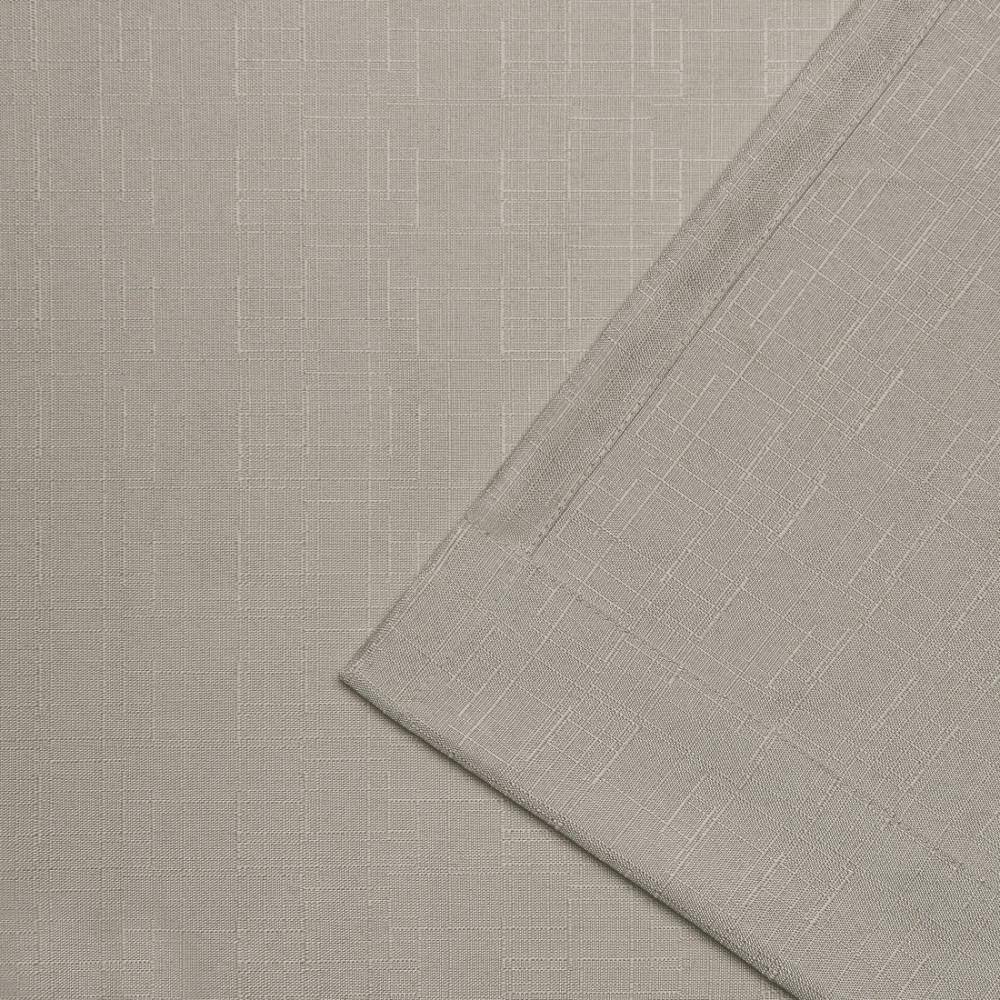 Vintage Linen Light-Filtering Grommet Top Curtain Panels, 54"x84"