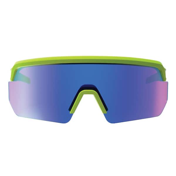 Ergodyne Skullerz AEGIR 55016 Purple Anti-Scratch and Enhanced Anti-Fog Mirrored Lens Safety Glasses, Sunglasses