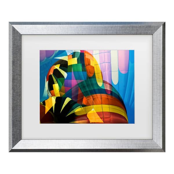 Trademark Fine Art Jerry Berry Hot Air Balloons Color Matted Framed Photography Wall Art 14.5 in. x 17.5 in.