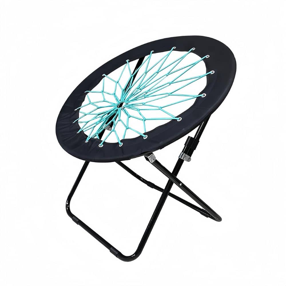 Camping Folding Chair with Fun Bouncy Design for Camp Field, Room, Christmas, Garden and Outdoor, Black (1-Pack) price history on PriceWatchPro