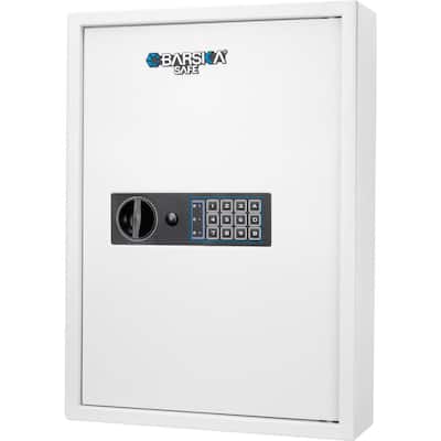Winbest Steel 100 Key Safe Wall Mount Cabinet Storage Key Lock Safe Box with Combo Lock 