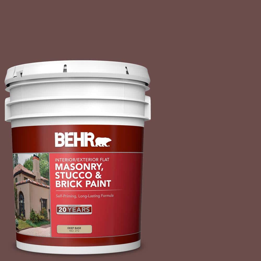 5 gal. #N150-6 Coffee Beans Flat Interior/Exterior Masonry, Stucco and Bric